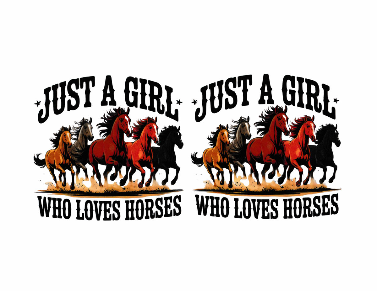 16oz Cup Wrap Loves Horses