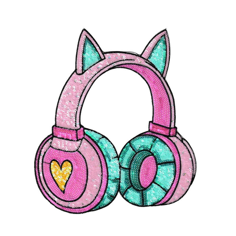 Sequin Headphone Patch