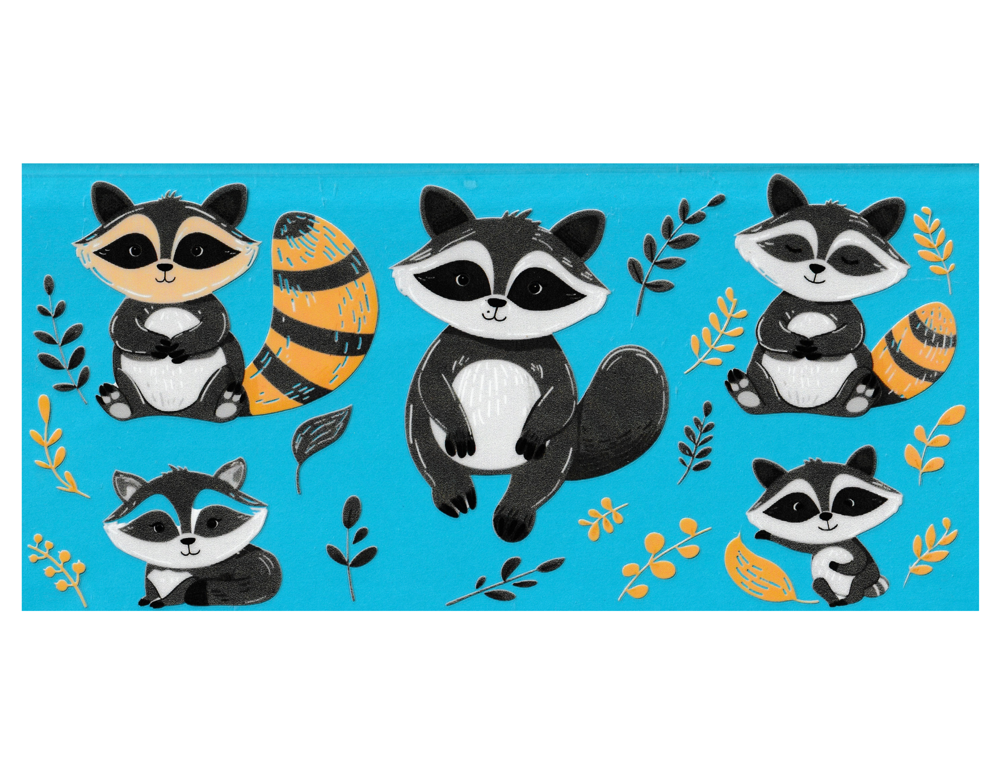 16oz Cup Wrap Raccoon