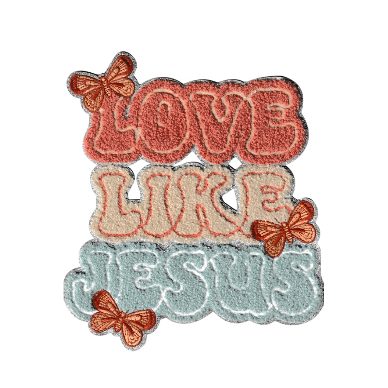 Love Like Jesus Chenille Patch