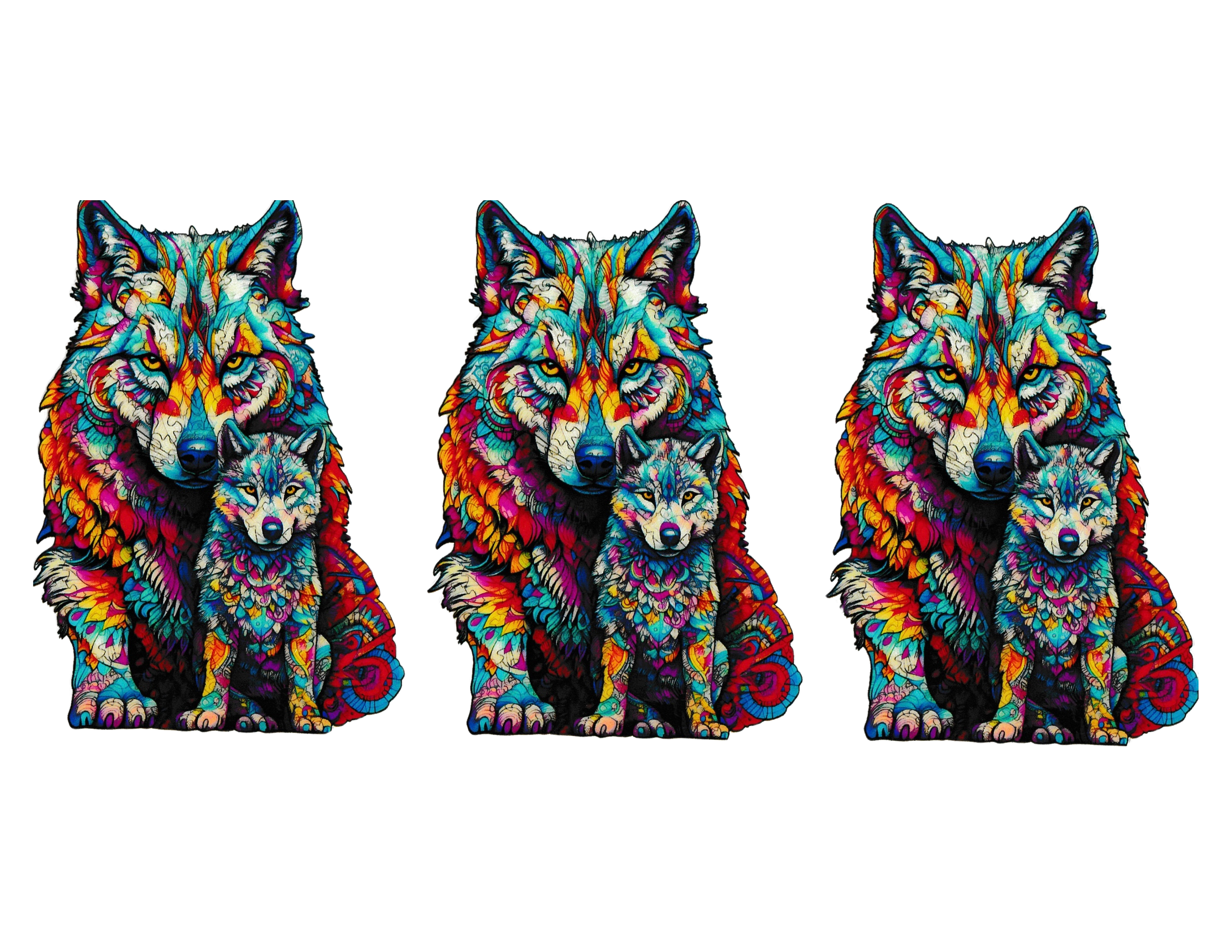 16oz Cup Wrap Wolves