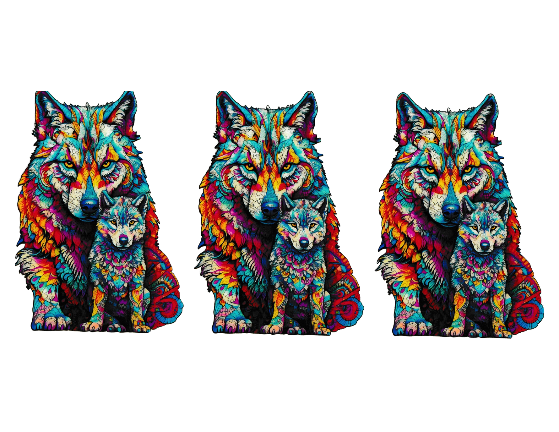 16oz Cup Wrap Wolves