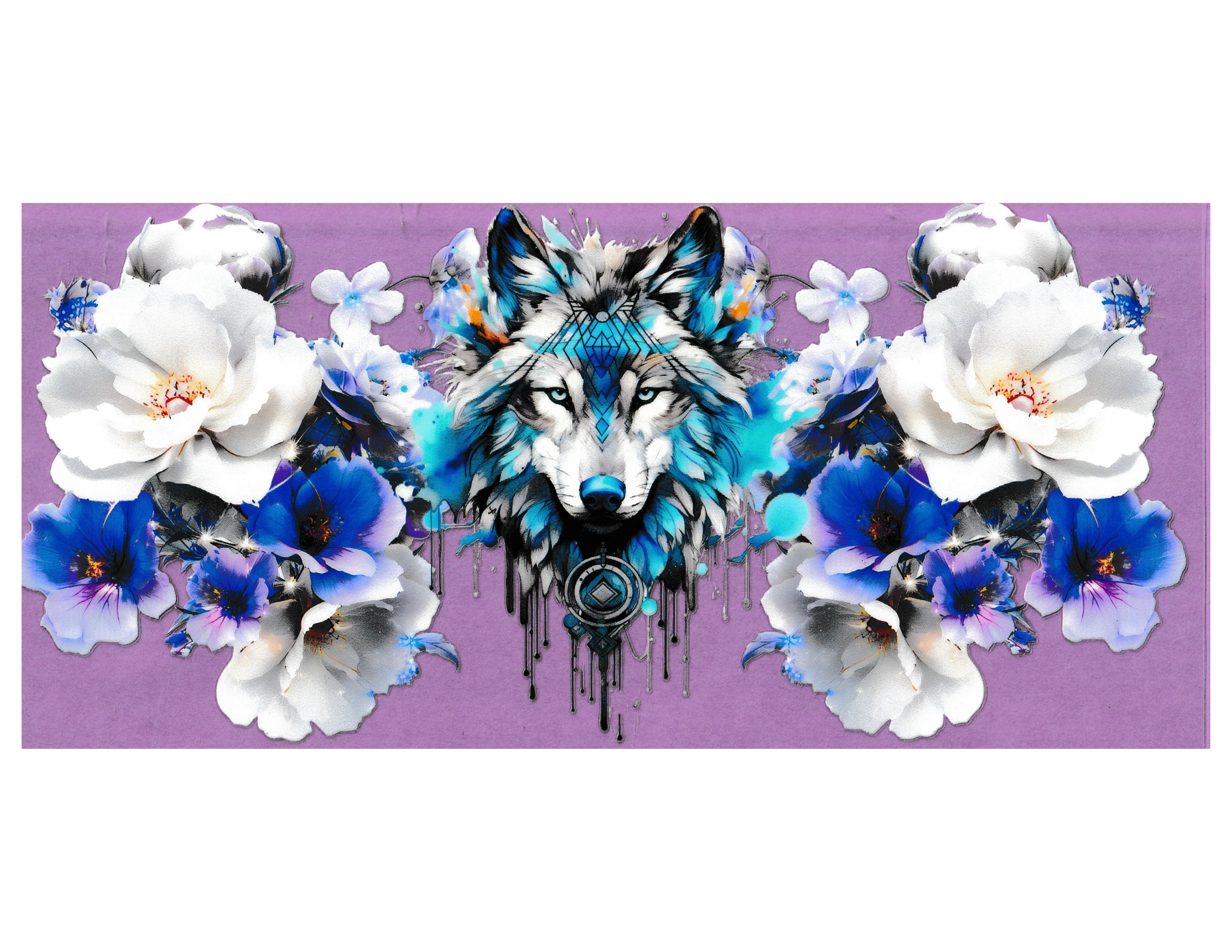 16oz Cup Wrap Wolves