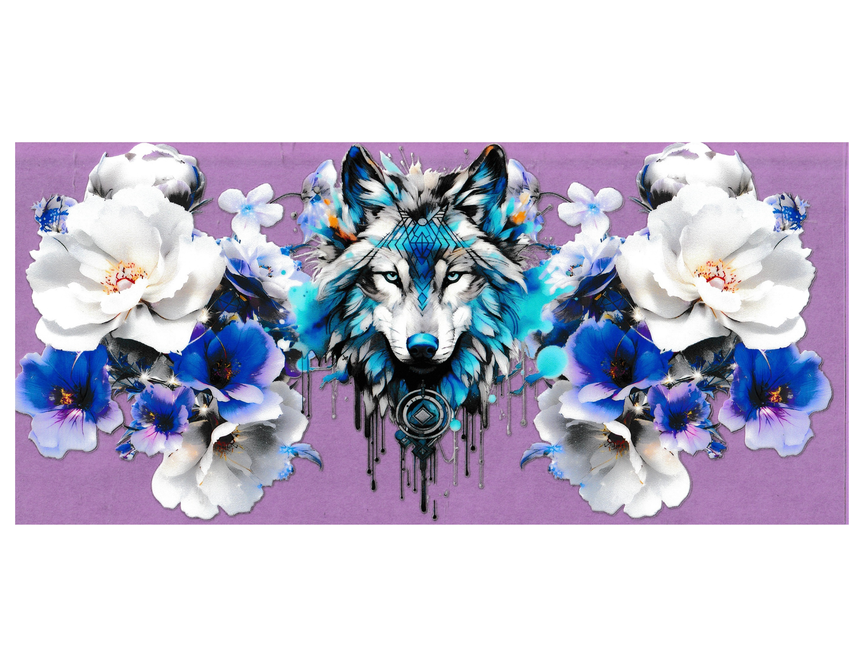 16oz Cup Wrap Wolves