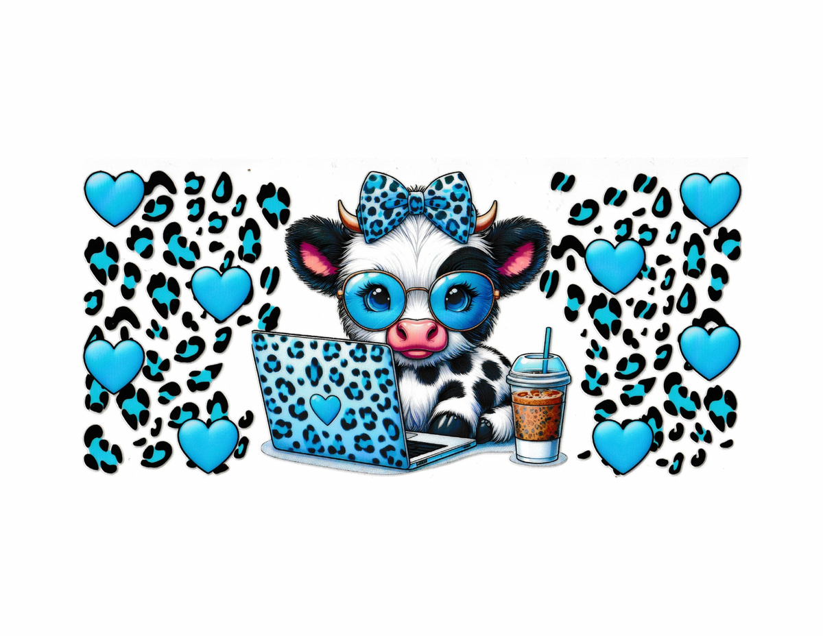 16oz Cup Wrap Office Cow