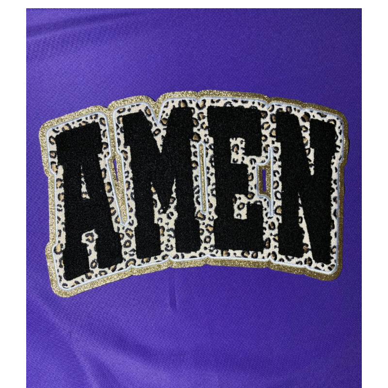 Amen Chenille Patch