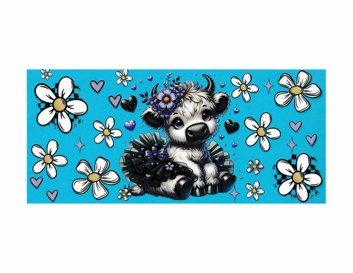 16oz Cup Wrap Tutu Cow