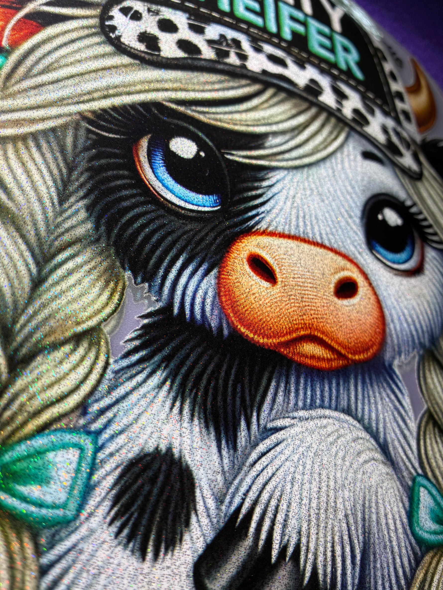 Salty Heifer Glitter Cow
