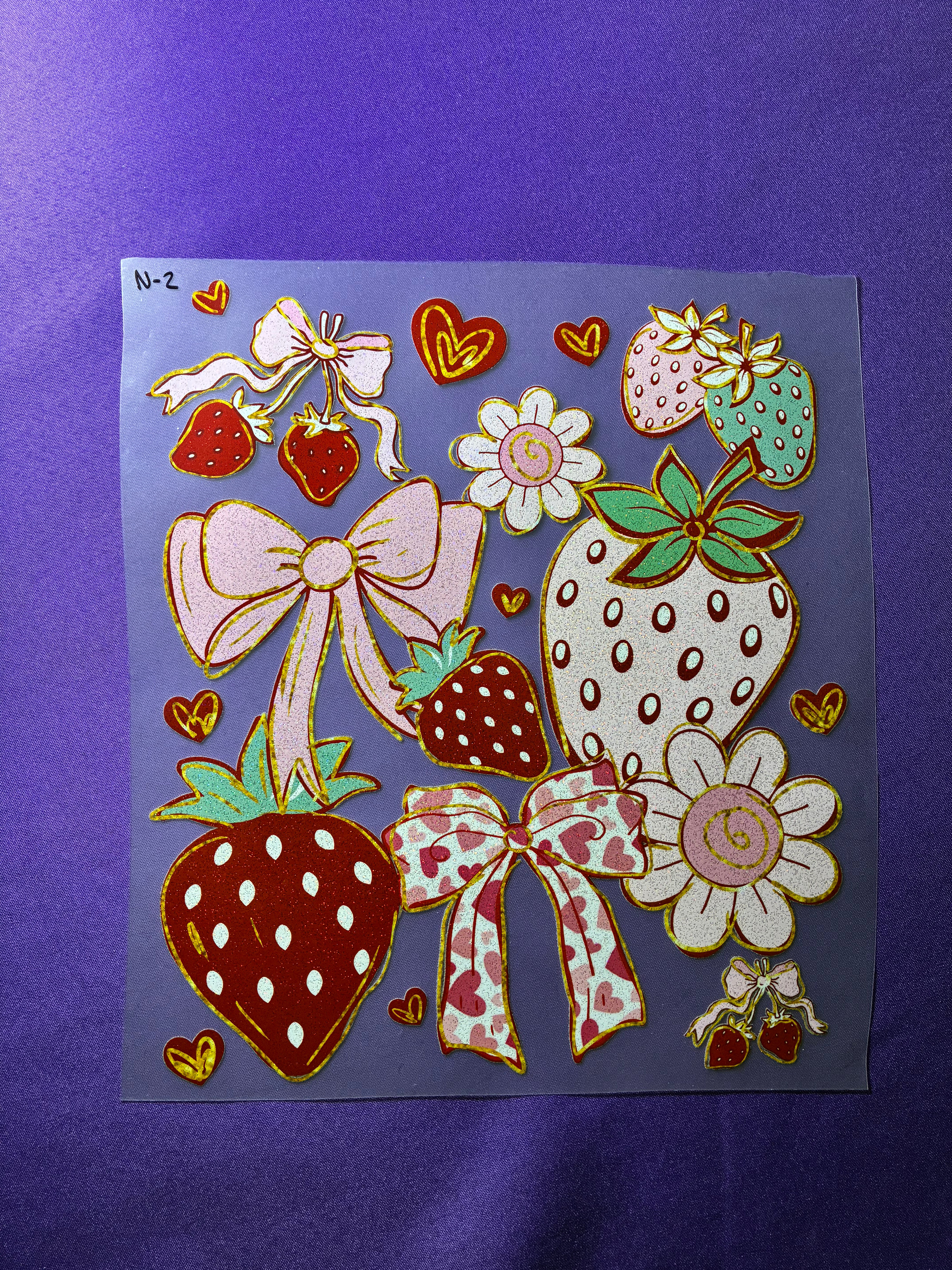 Strawberries Glitter