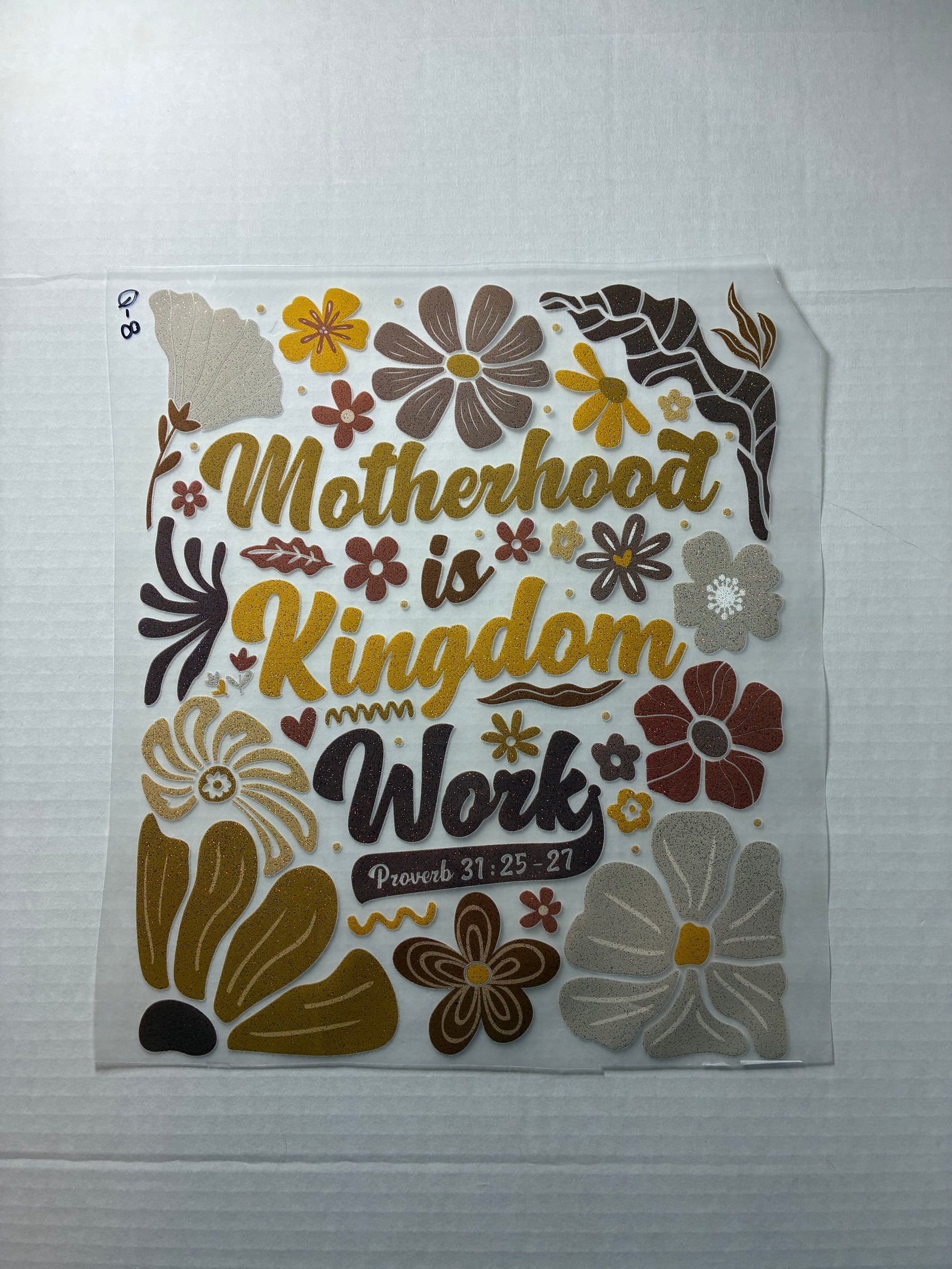 Motherhood is Kingdom Work Glitter