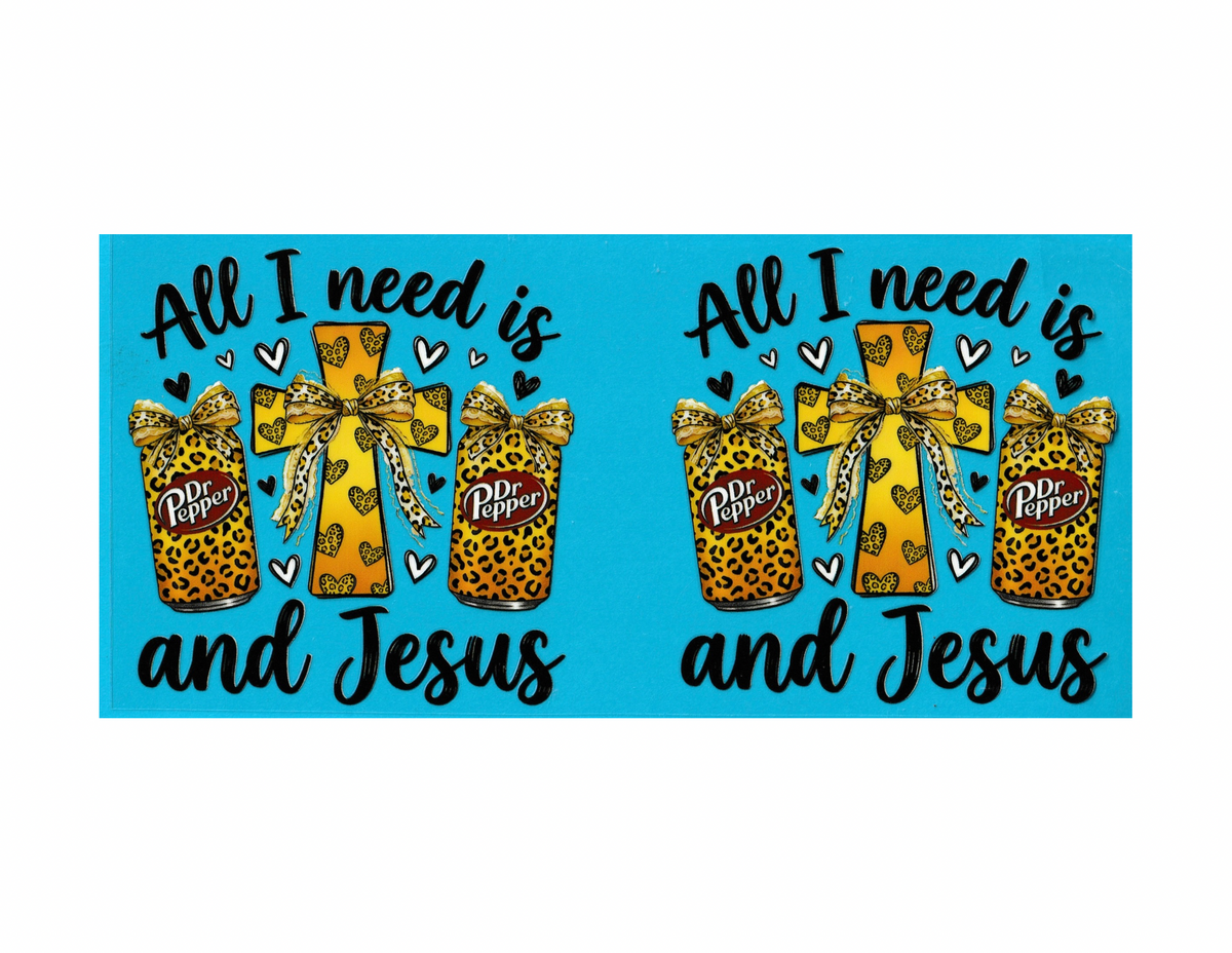 16oz Cup Wrap Dr Pepper and Jesus