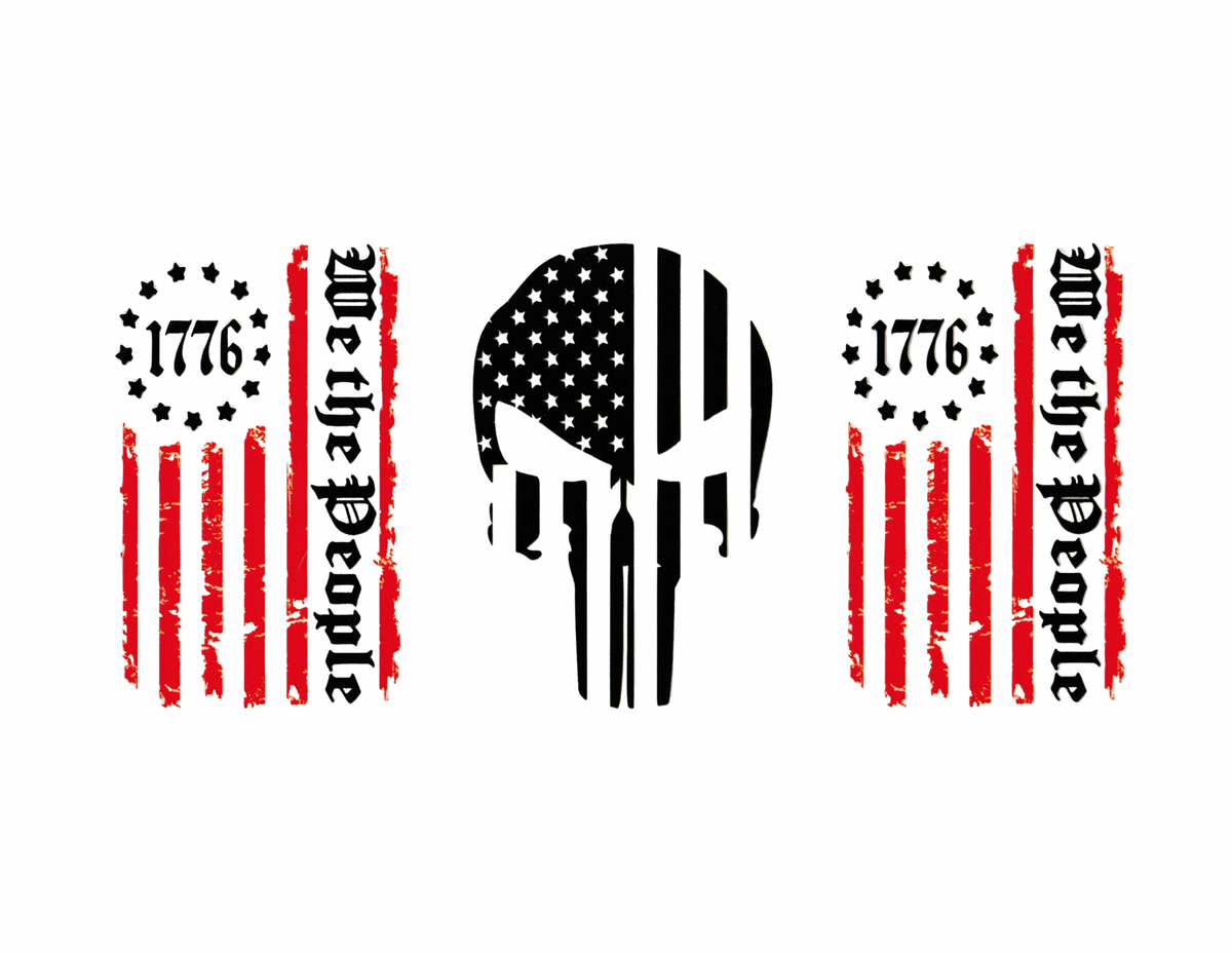 16oz Cup Wrap We the People