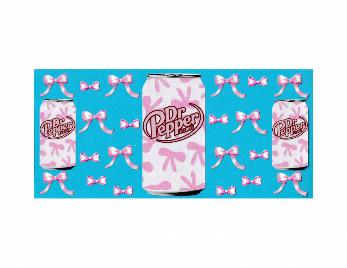 16oz Cup Wrap Pepper with Pink Bows