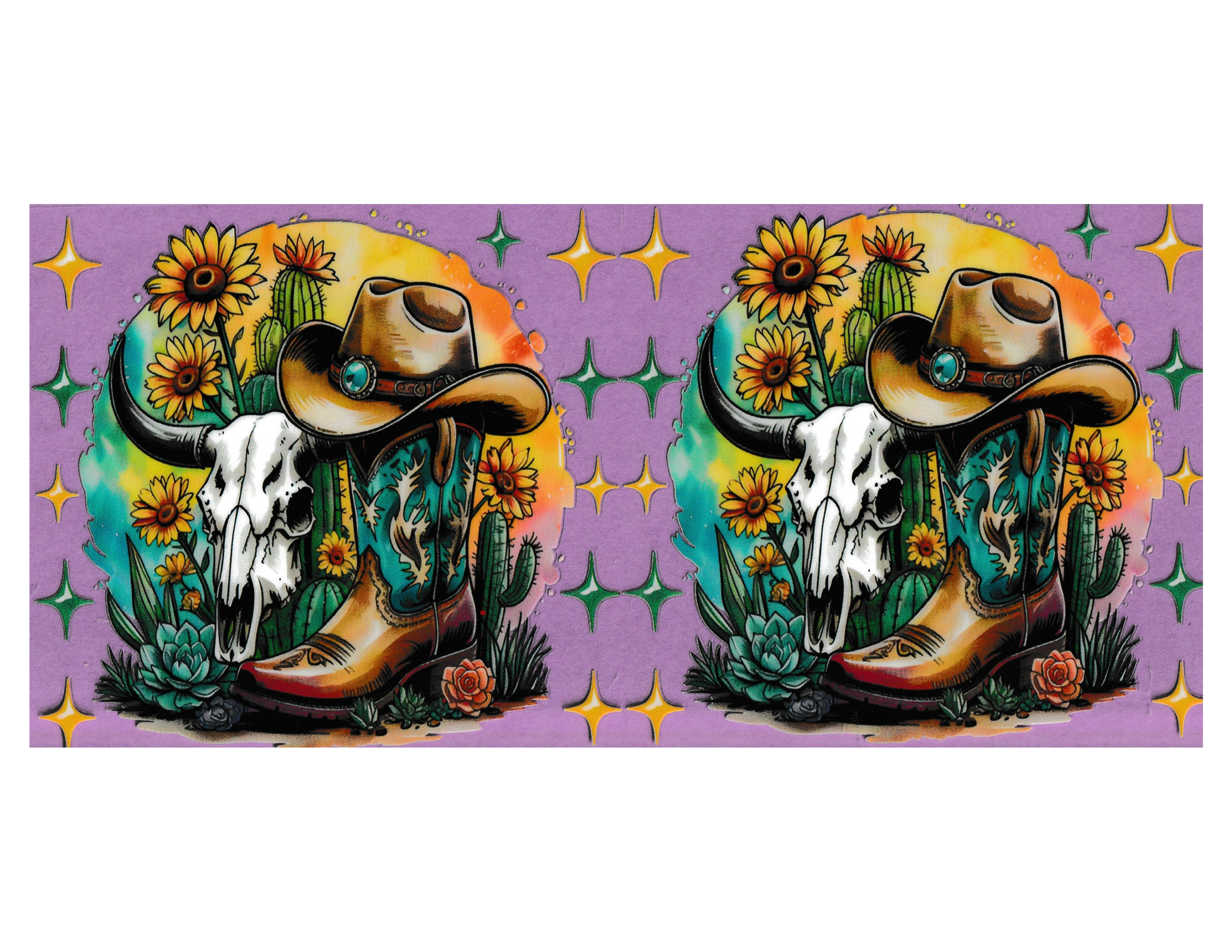 16oz Cup Wrap Cowboy Boots