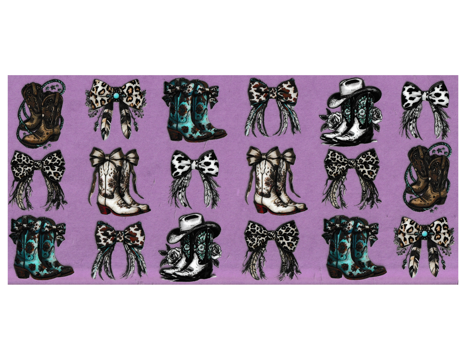 16oz Cup Wrap Cowboy Boots