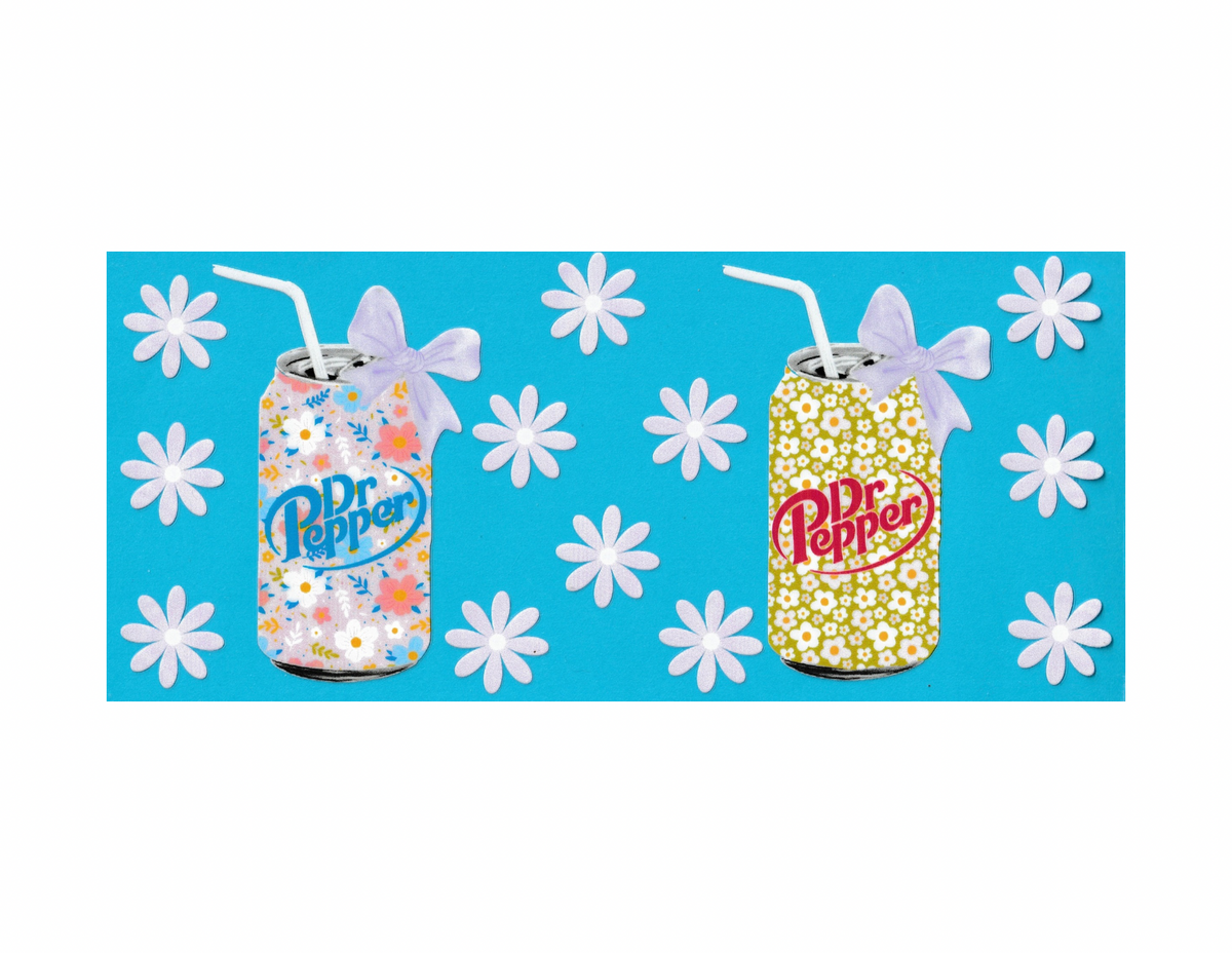 16oz Cup Wrap Pepper with Flowers