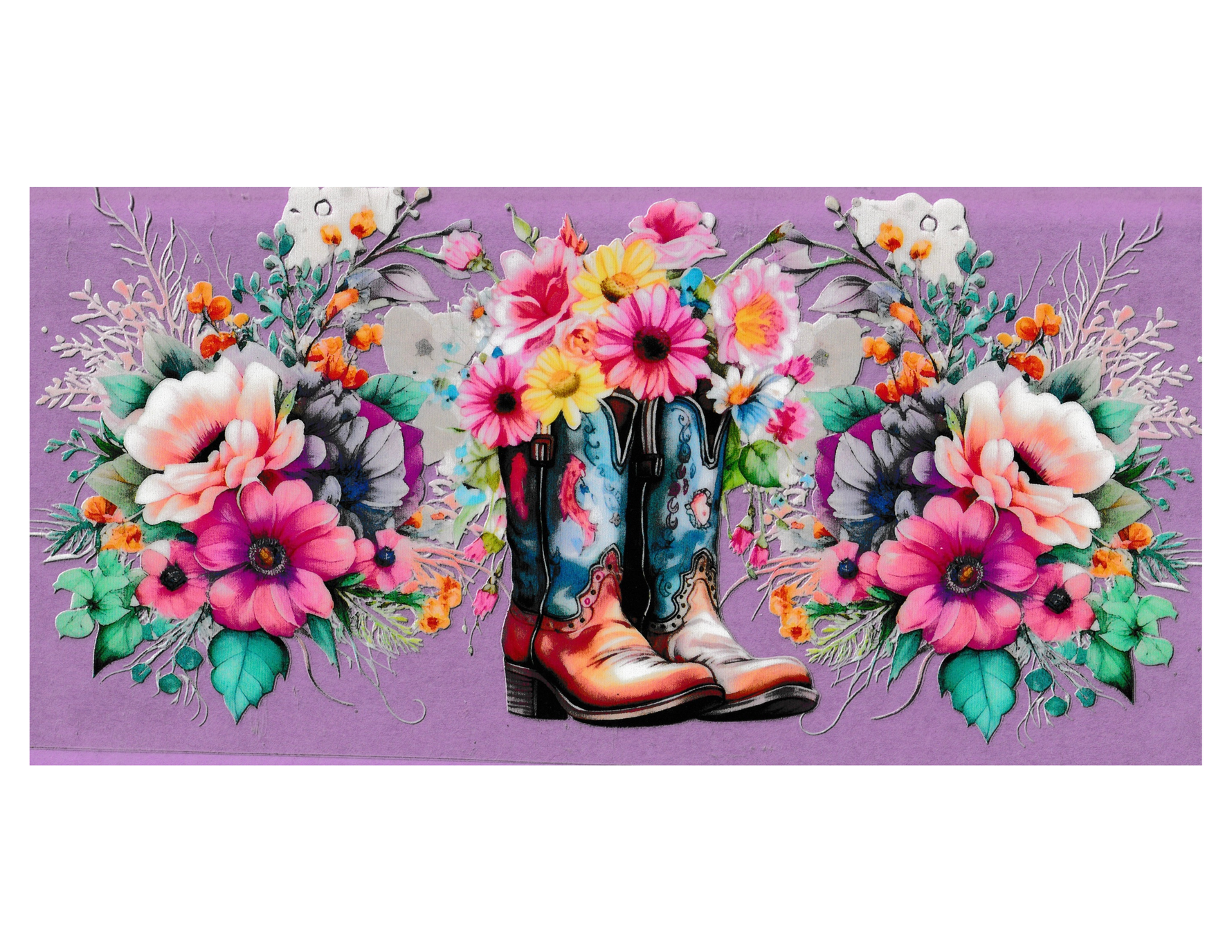 16oz Cup Wrap Cowboy Boots