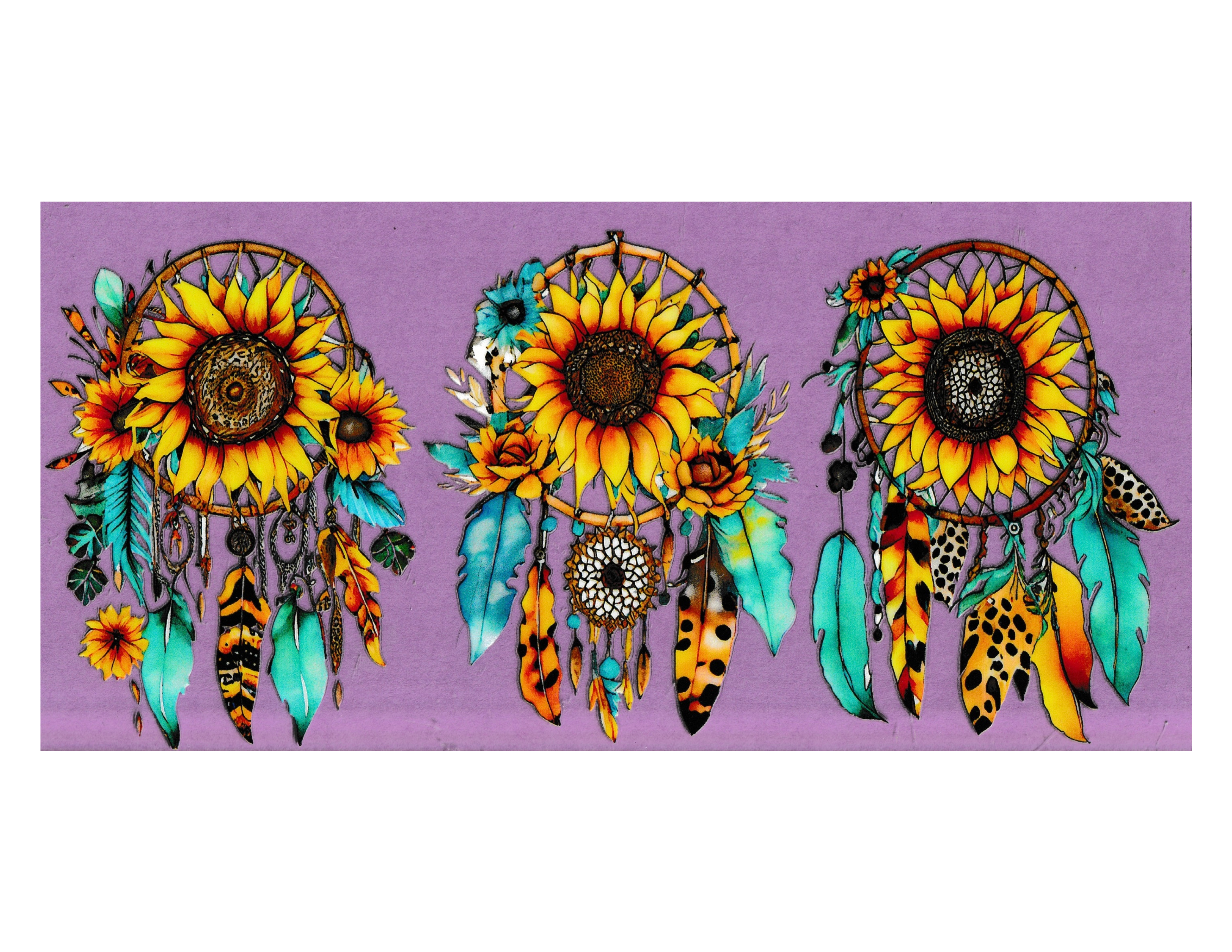 16oz Cup Wrap Dreamcatcher