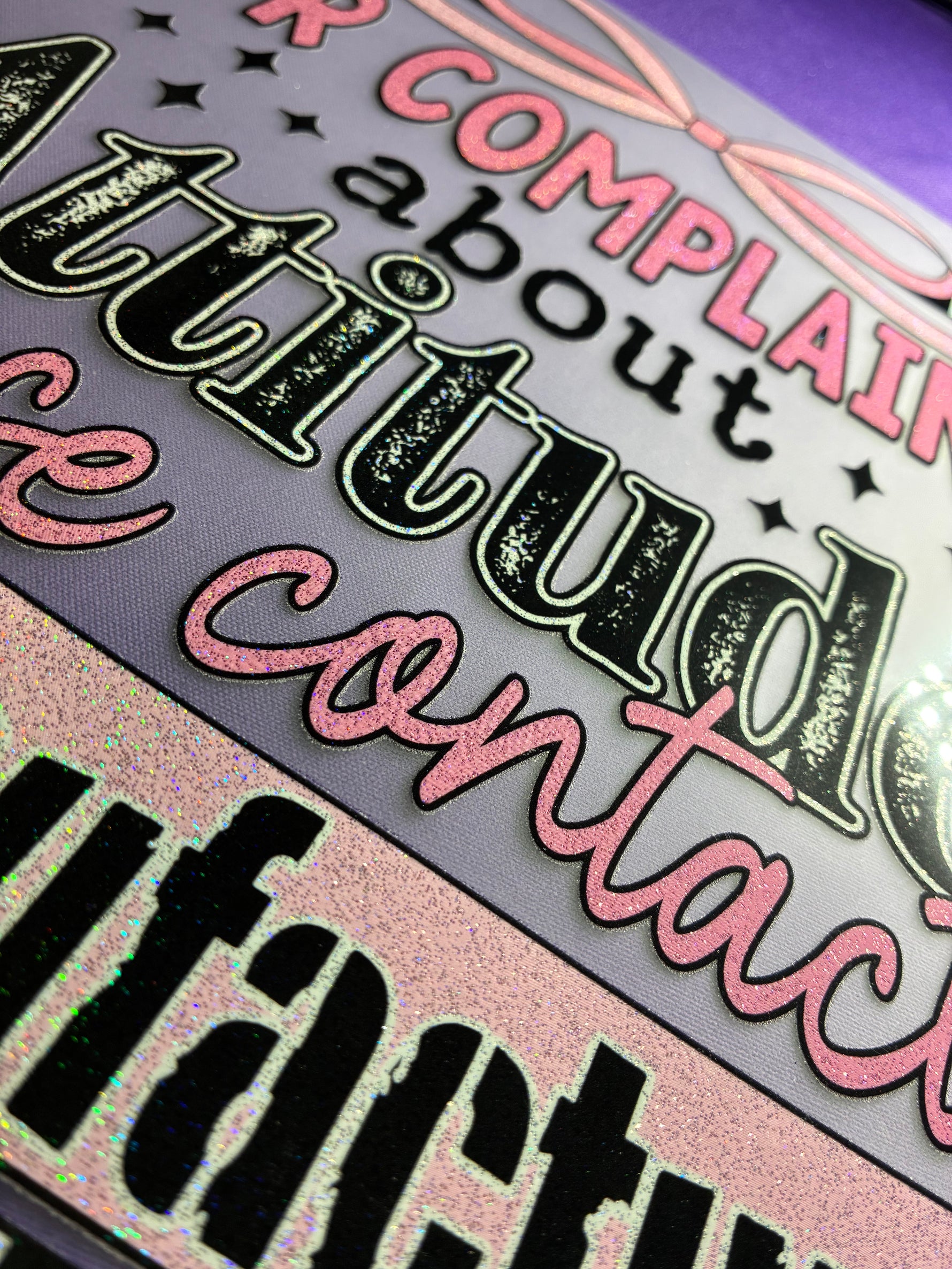 Complaints about Attitude Glitter