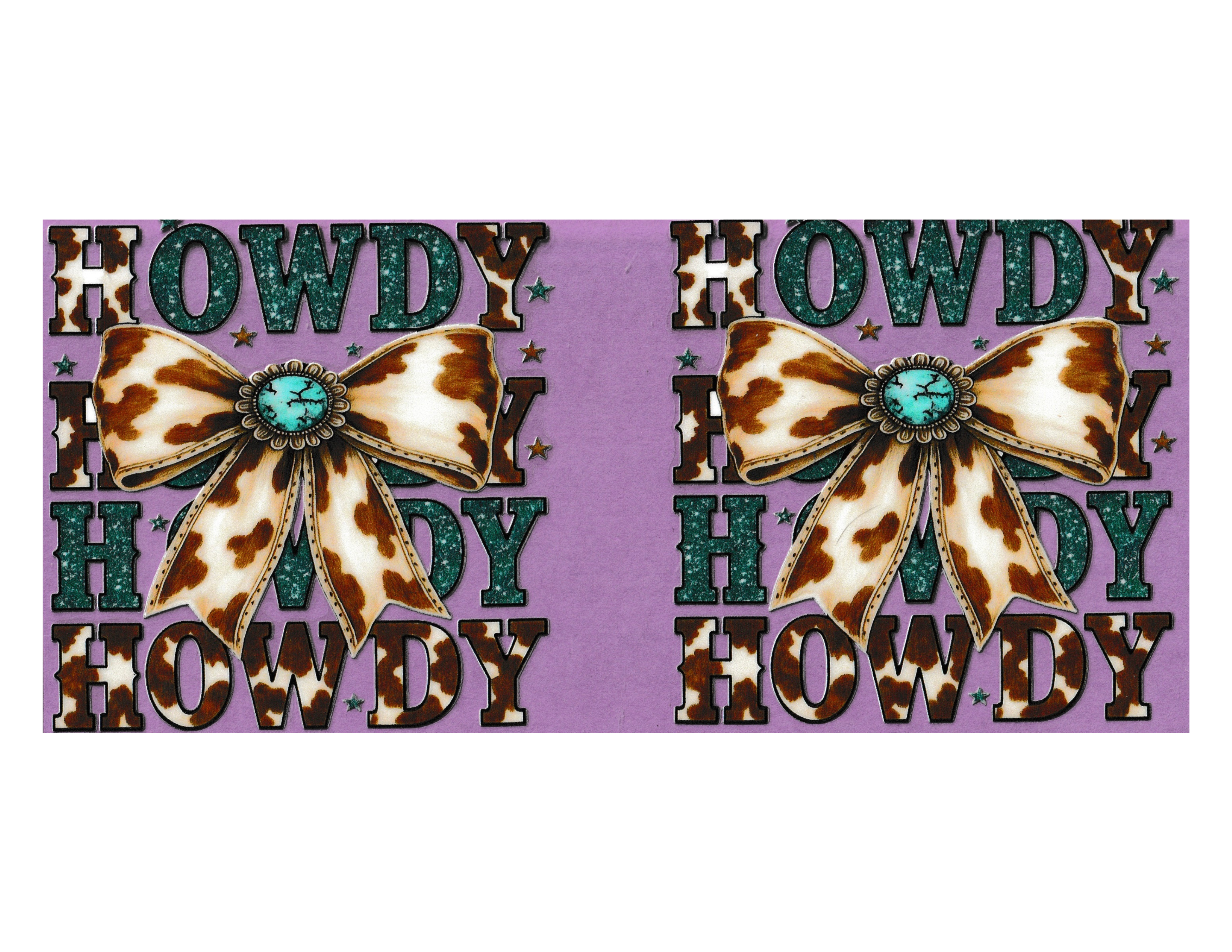 16oz Cup Wrap Howdy
