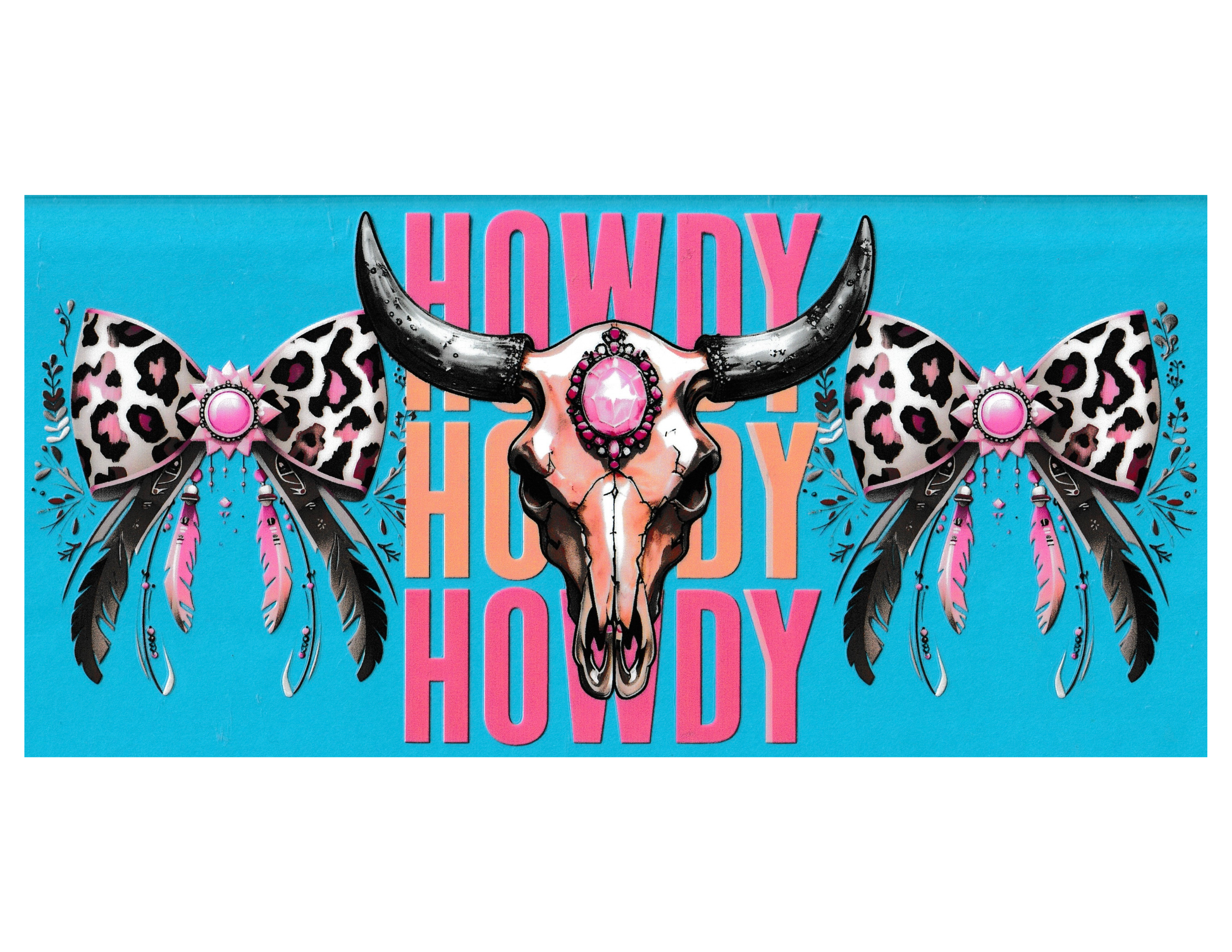 16oz Cup Wrap Howdy