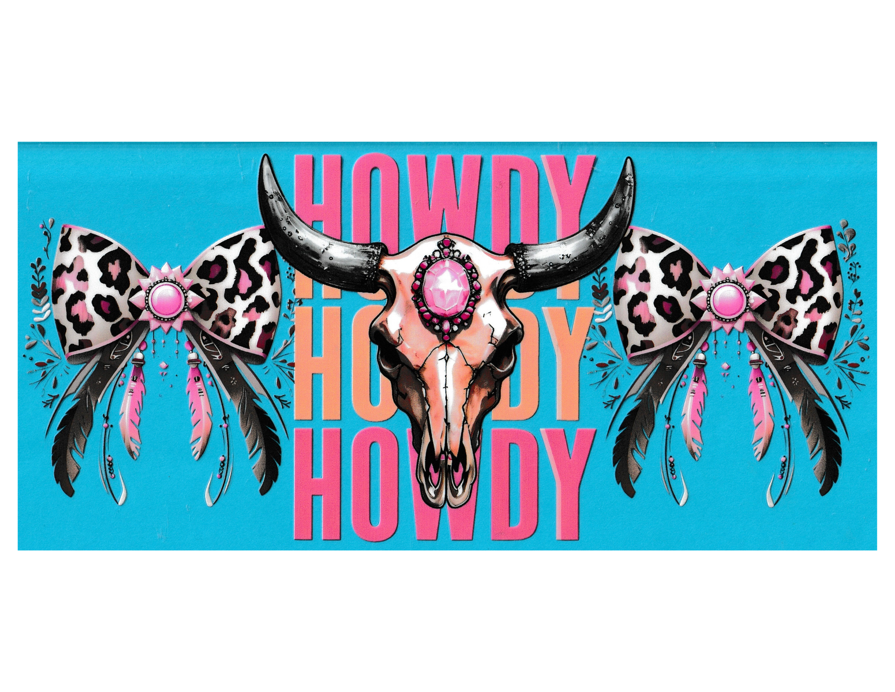 16oz Cup Wrap Howdy