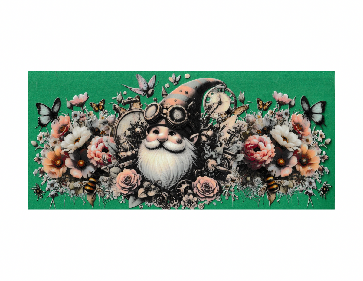 16oz Cup Wrap Steampunk Gnome