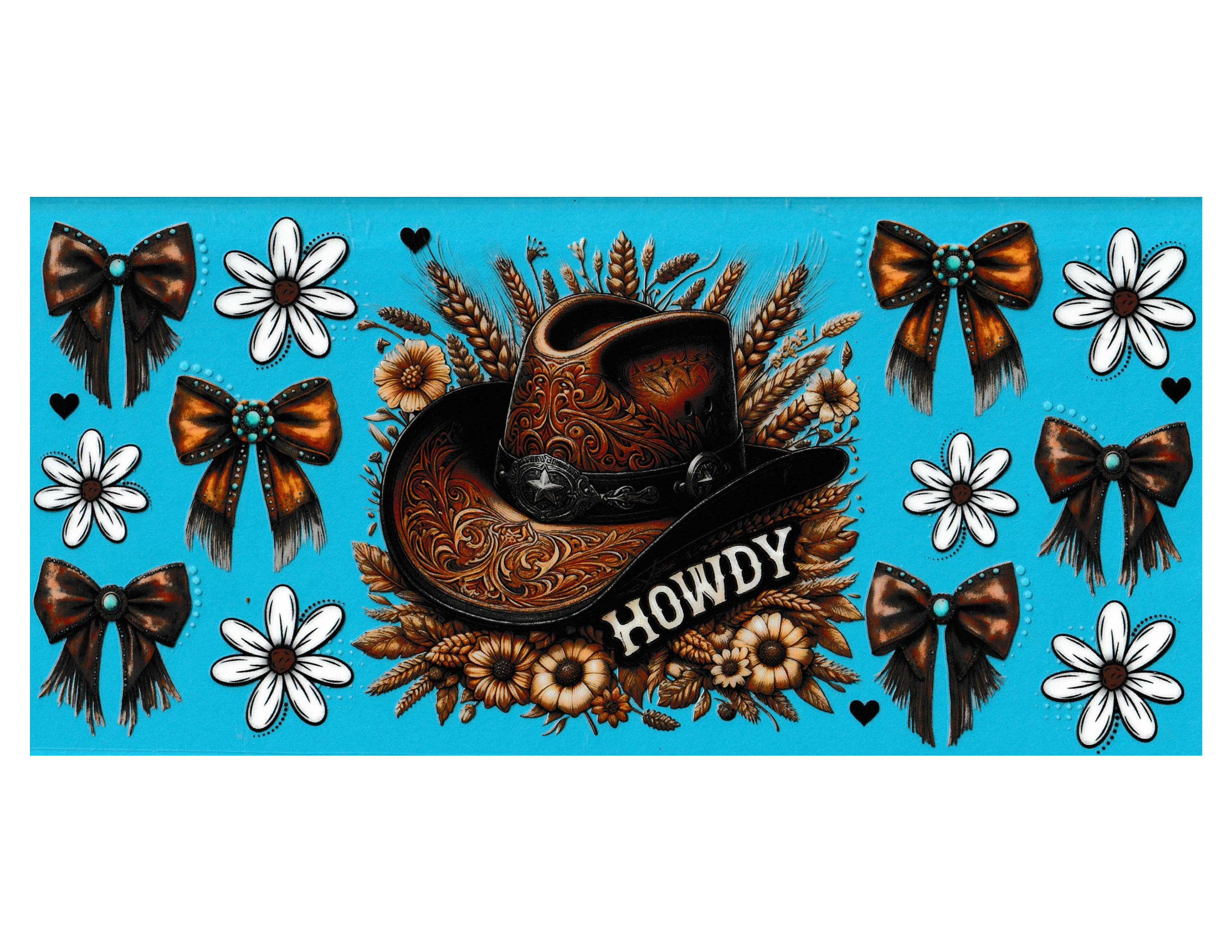 16oz Cup Wrap Howdy