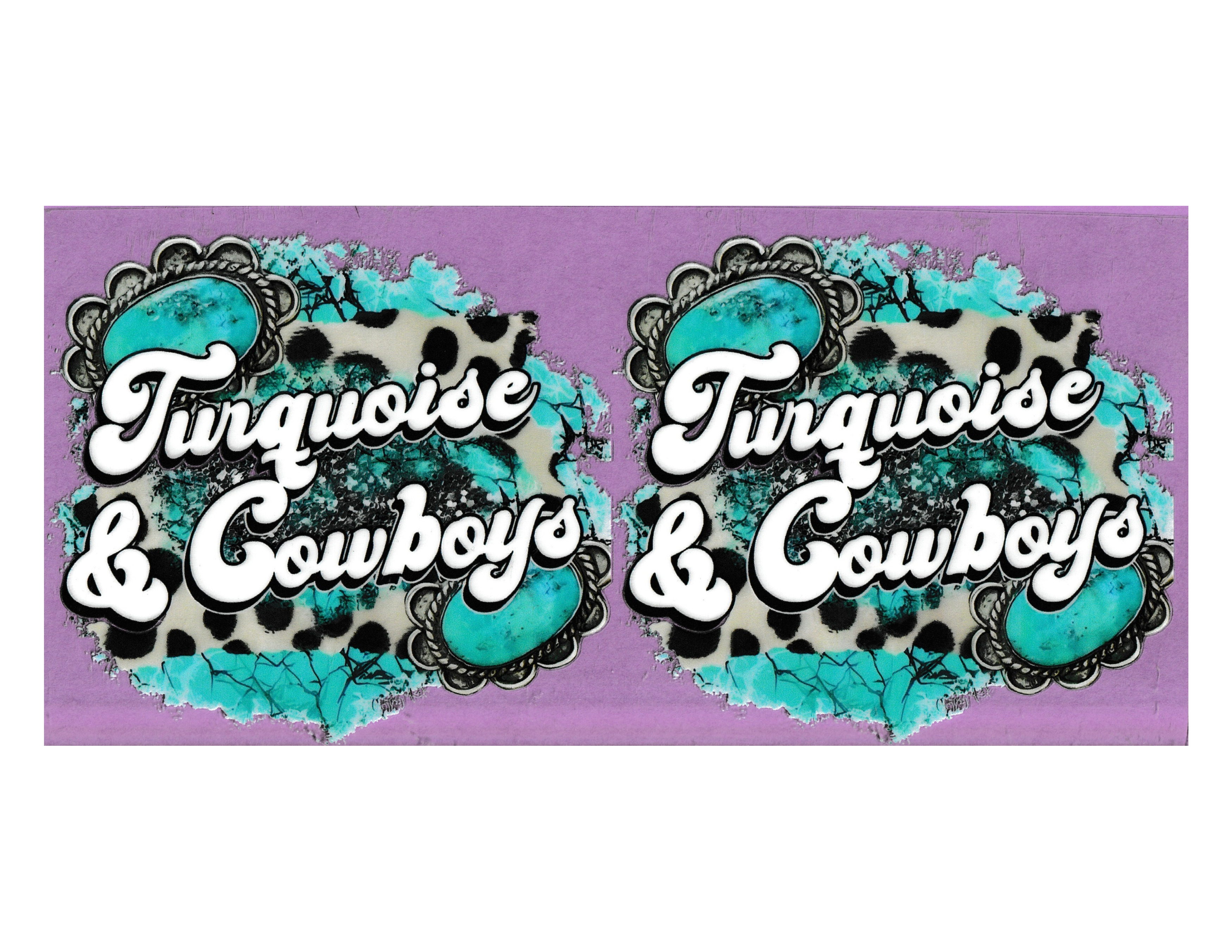 16oz Cup Wrap Turquoise