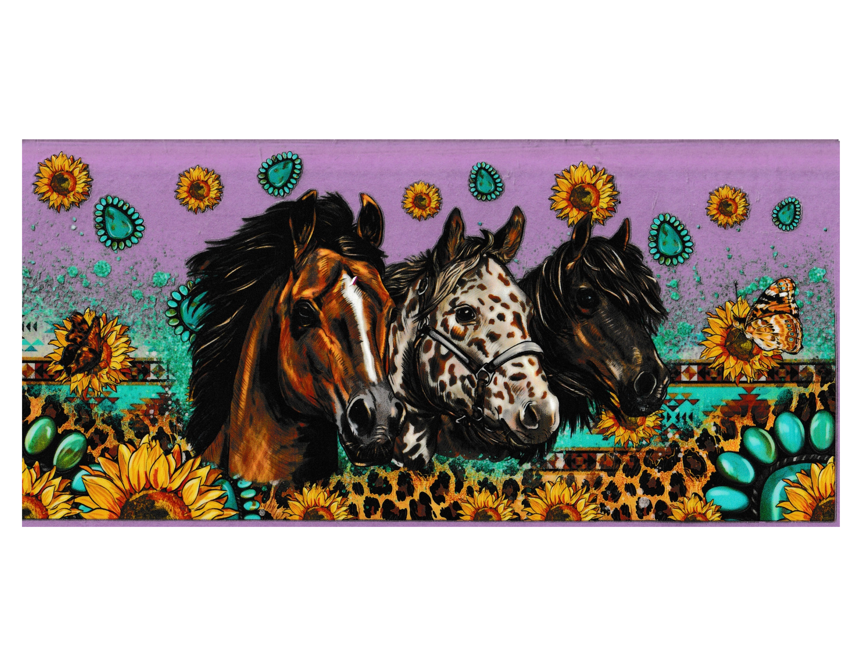 16oz Cup Wrap Horses