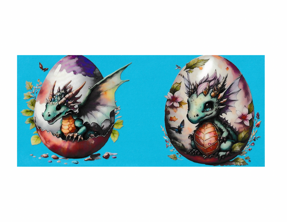 16oz Cup Wrap Dragon and Egg