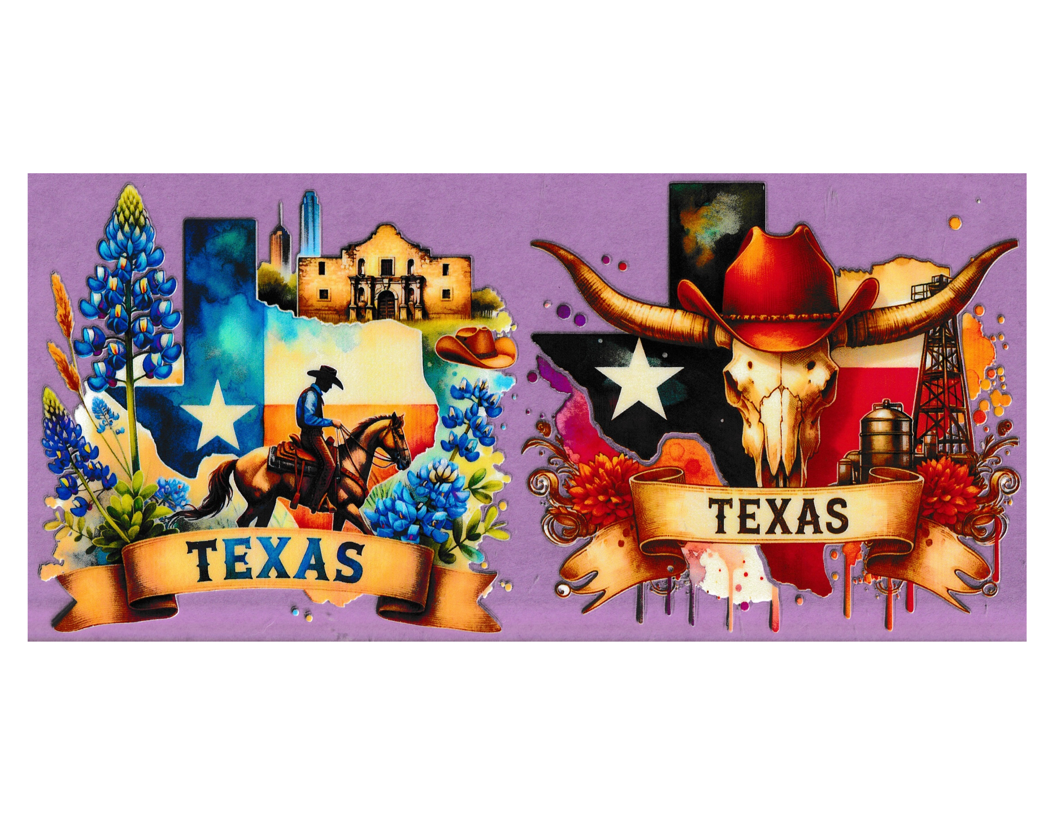 16oz Cup Wrap Texas