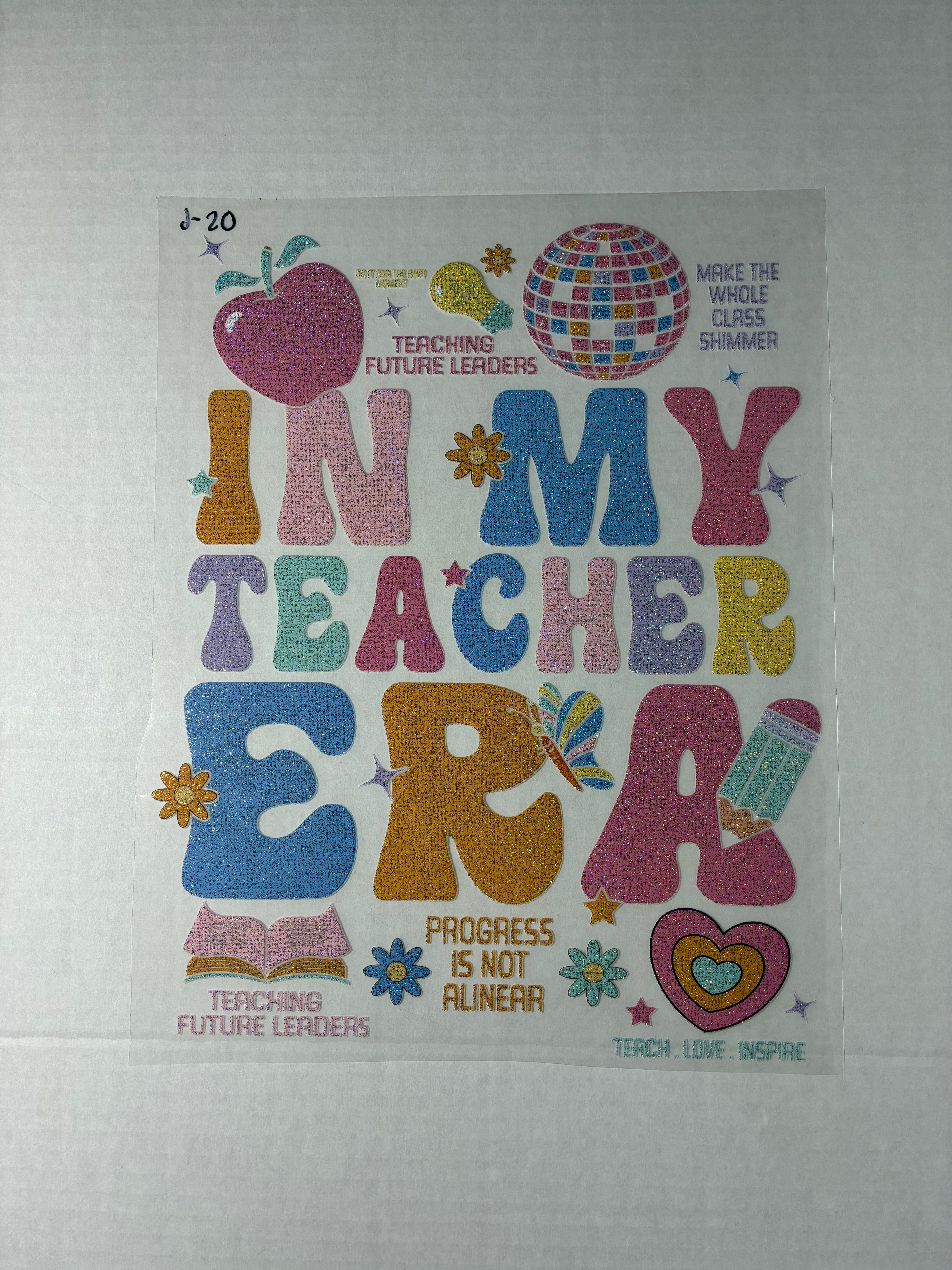 In my Teacher Era Glitter