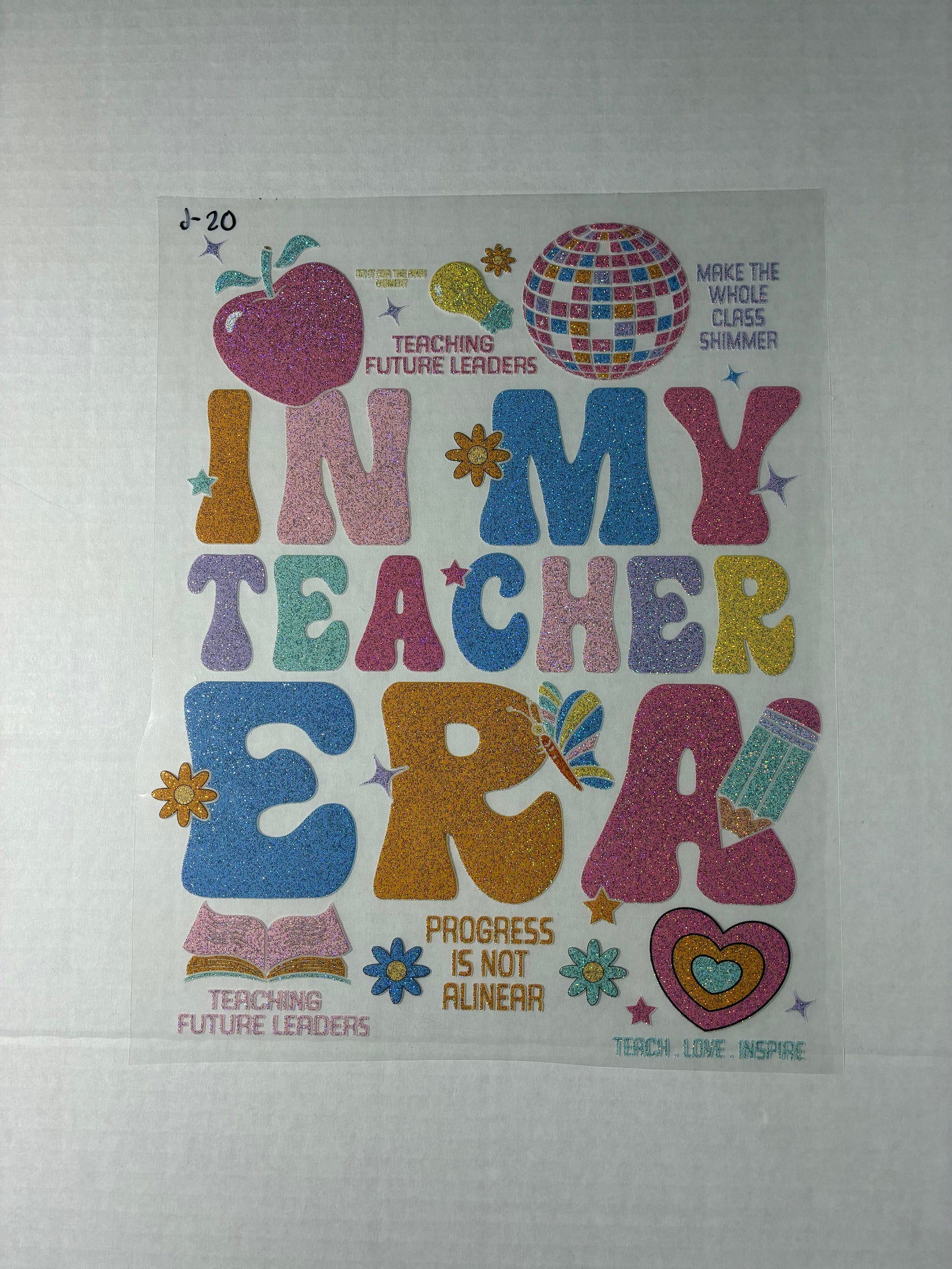 In my Teacher Era Glitter
