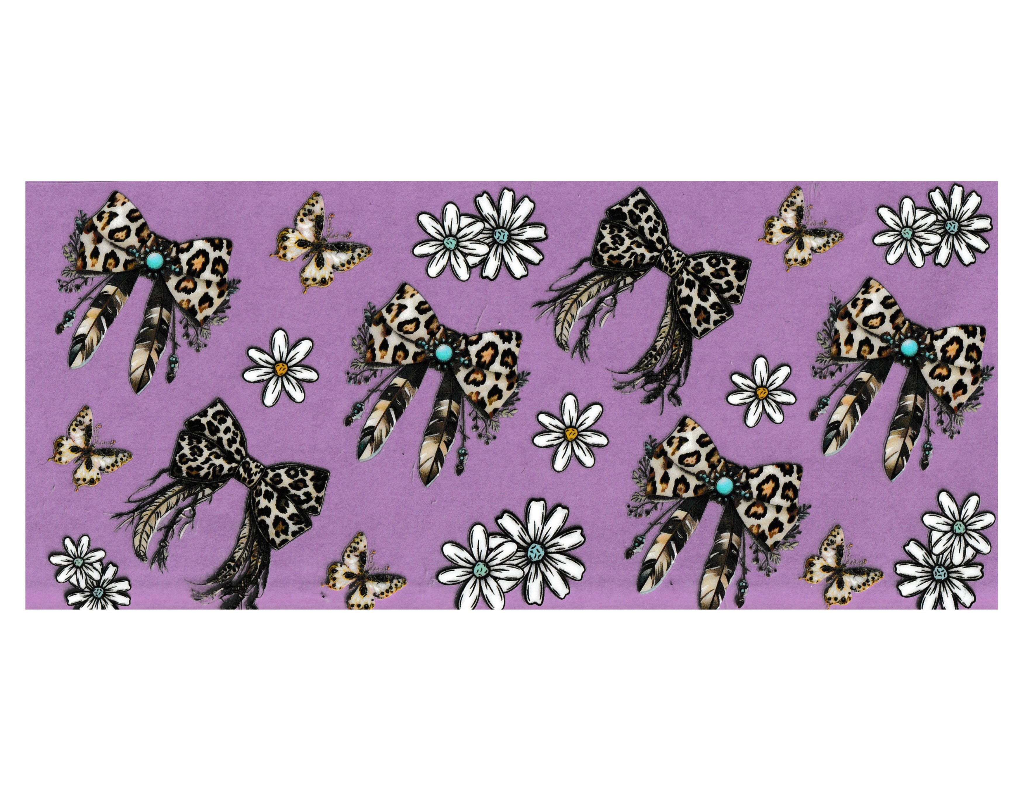 16oz Cup Wrap Western Bows