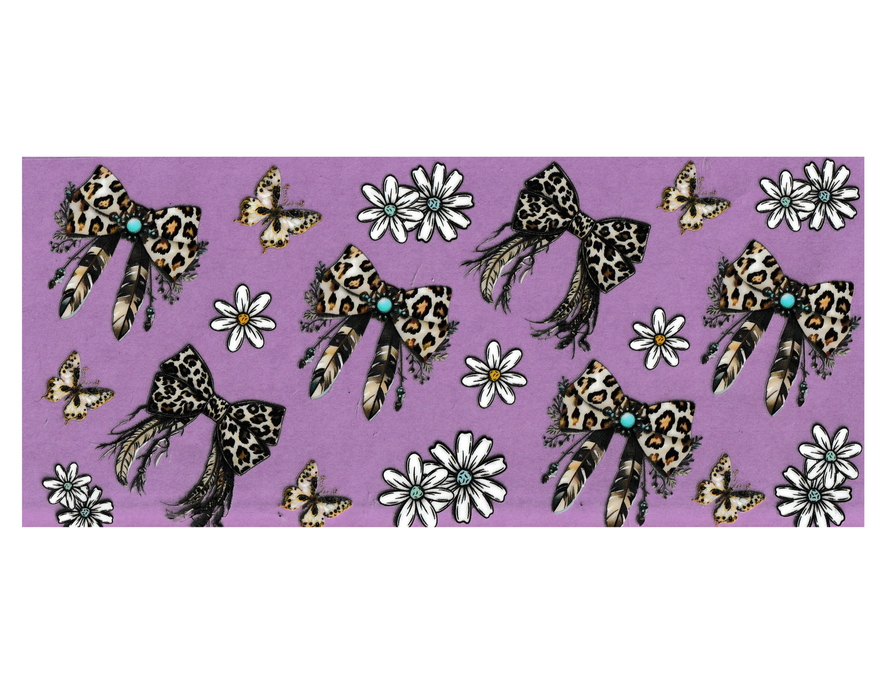 16oz Cup Wrap Western Bows