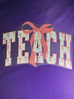 Teach with Bow Glitter
