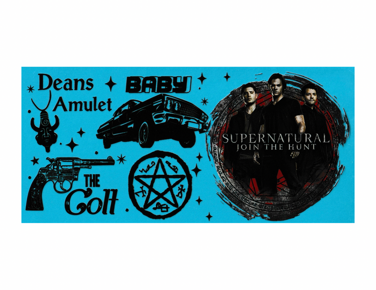 16oz Cup Wrap Supernatural
