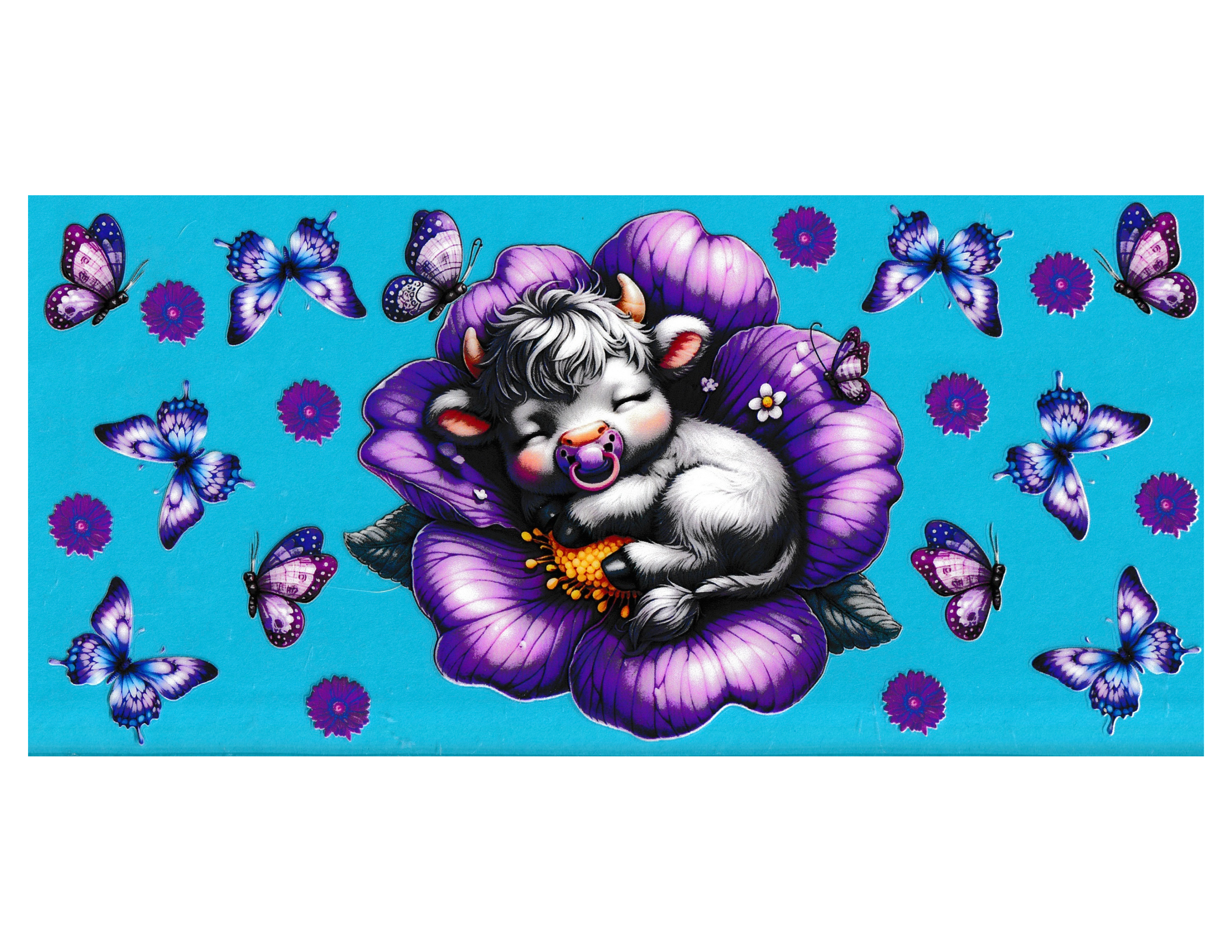 16oz Cup Wrap Sleeping Cow