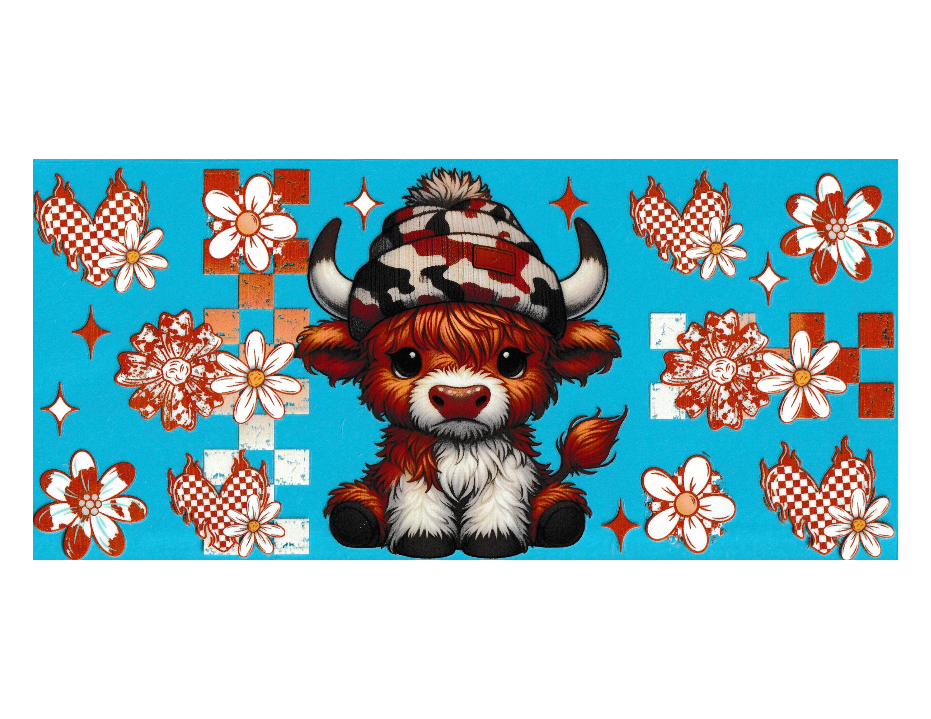 16oz Cup Wrap Beanie Cow