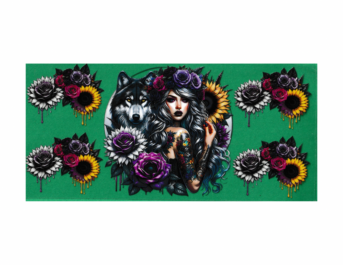 16oz Cup Wrap Tattoos