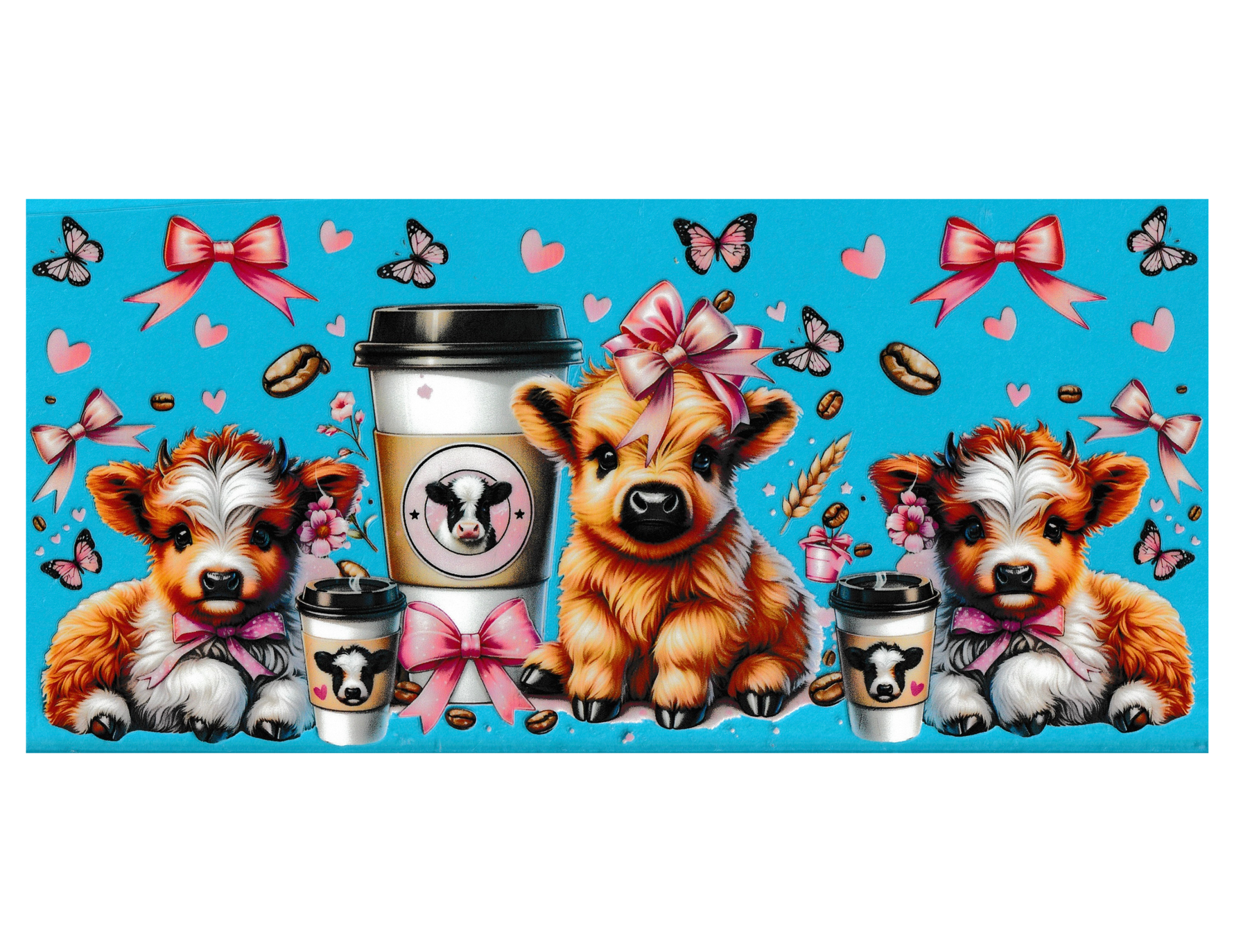 16oz Cup Wrap Coffee Cow