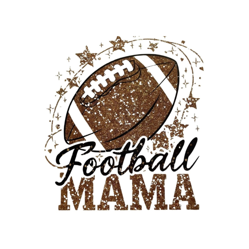 Football Mama Glitter