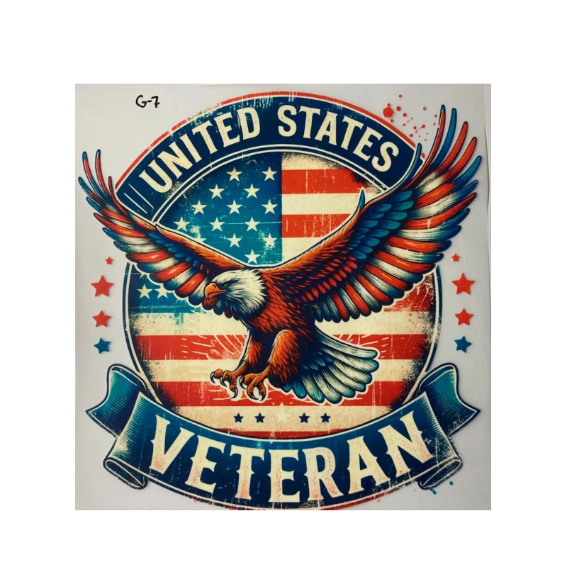 Veteran #7 DTF Transfer