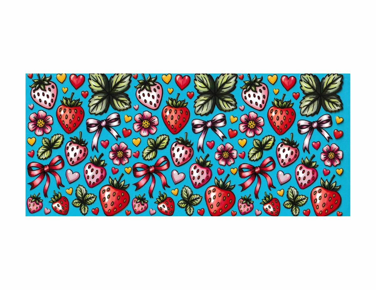 16oz Cup Wrap Strawberries