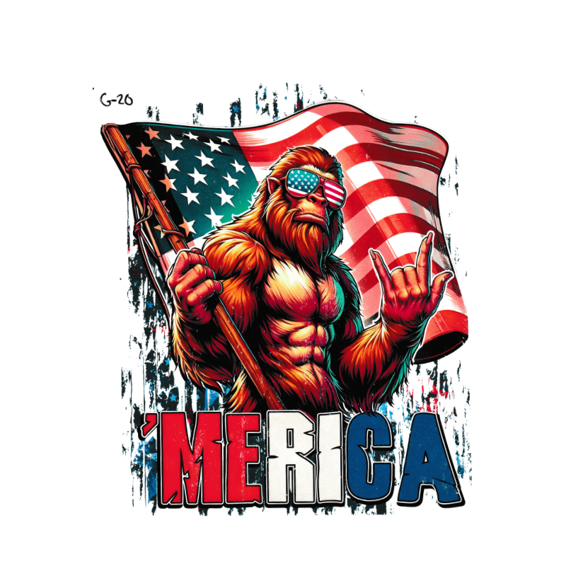 ‘Merica #20 DTF Transfers