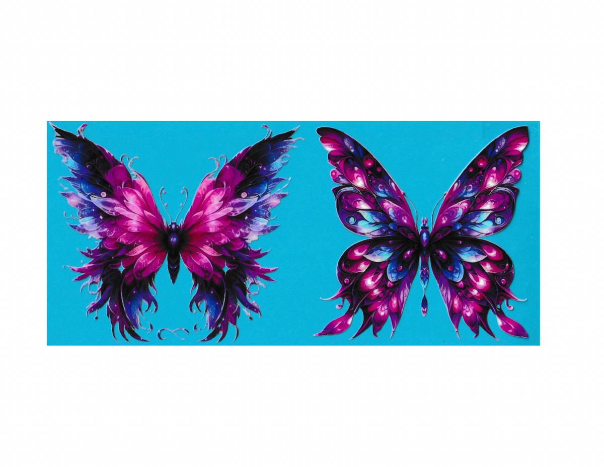 16oz Cup Wrap Butterflies