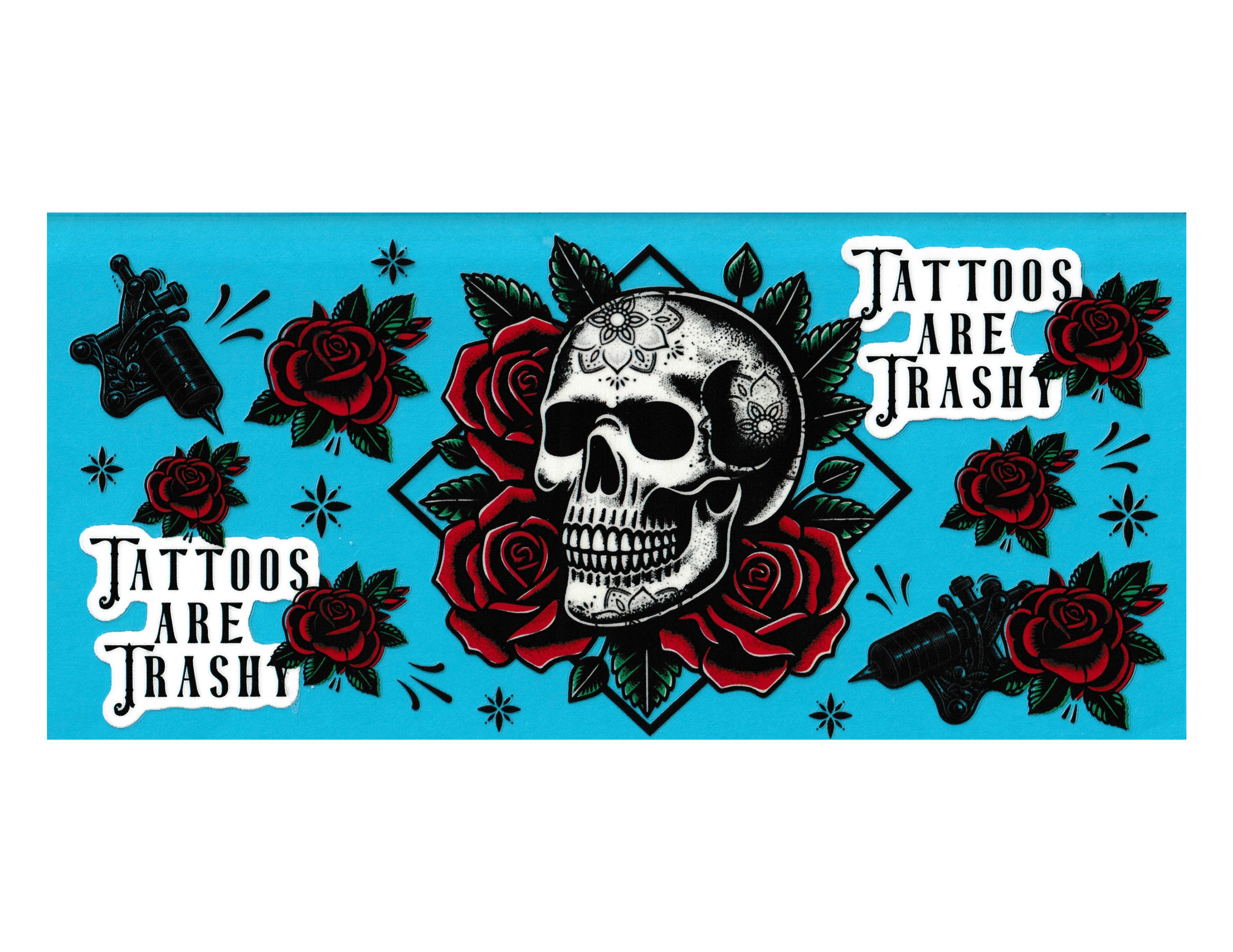 16oz Cup Wrap Tattoos Trashy