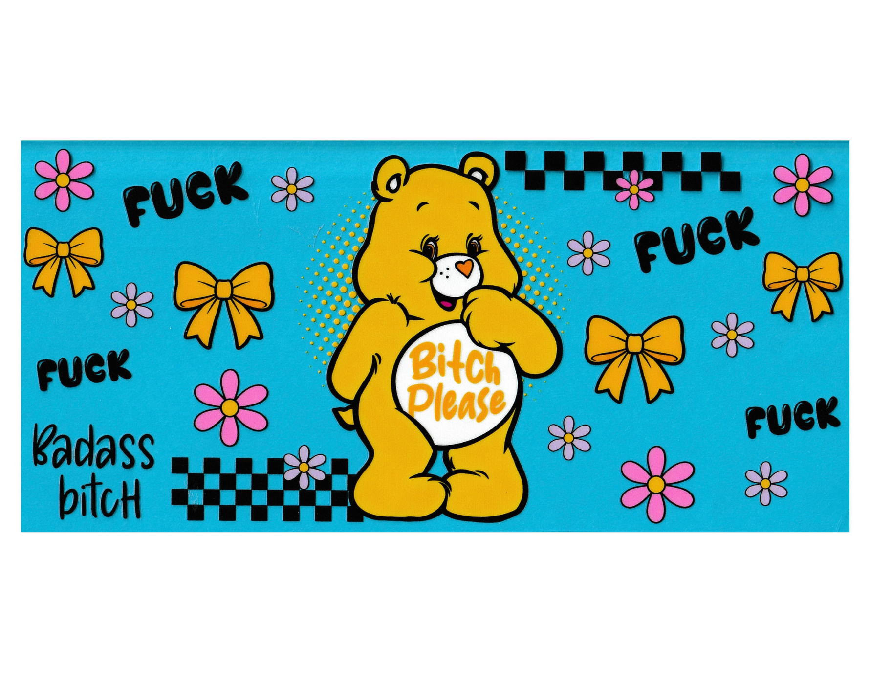 16oz Cup Wrap Swear Bear