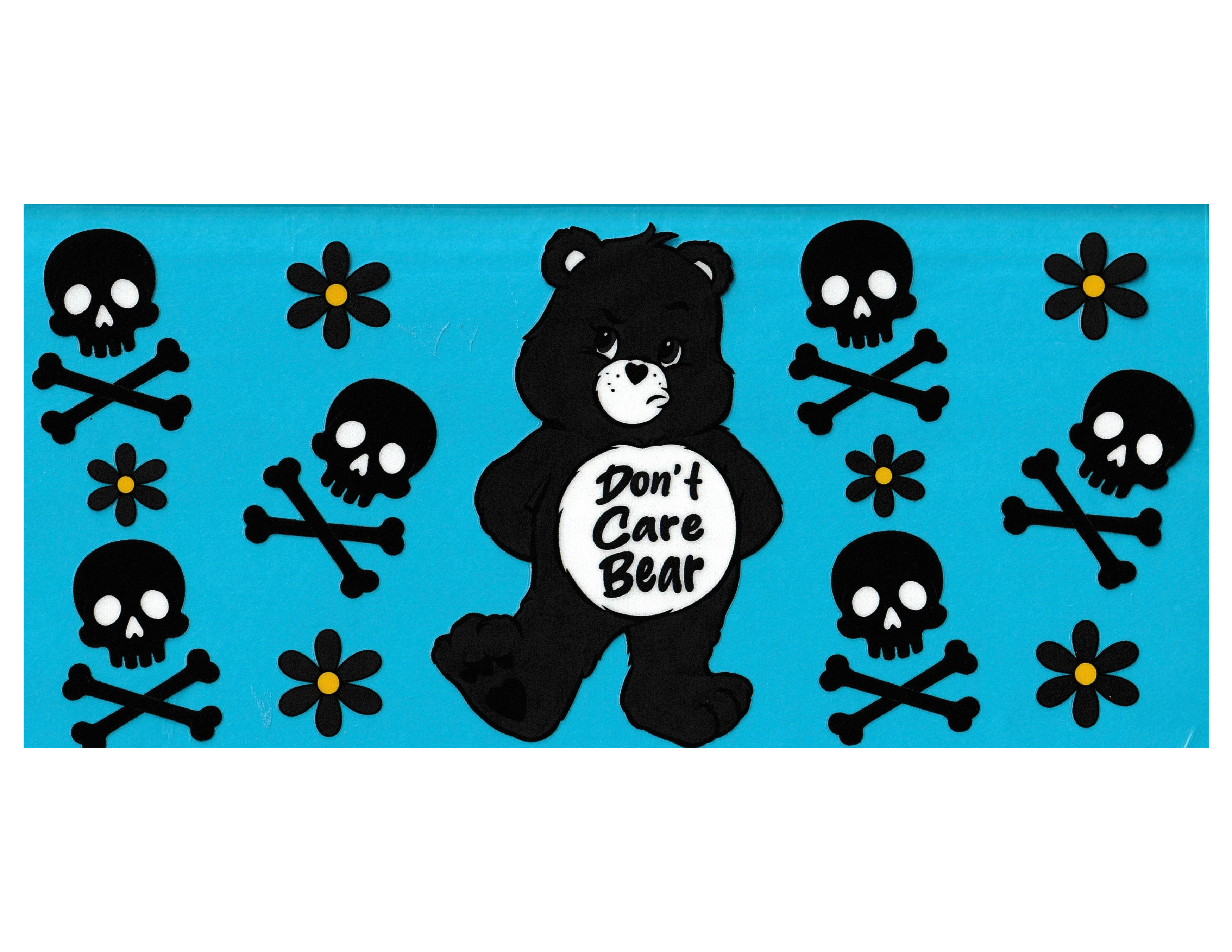 16oz Cup Wrap Don’t Care Bear